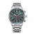 Herren-Chronograph Citizen CA4720 Uhr mit Edelstahlarmband und grünem Zifferblatt
