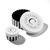 Emballage Thomas Sabo Charm Club à rayures noires et blanches avec logo