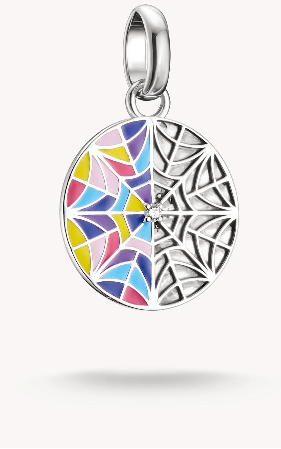 Pendentif Charm Wednesday Émail Argent Connect - THOMAS SABO Modèle : CC1314-691-7