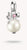 Pendentif Charm Perles THOMAS SABO en argent avec nœud et pierre rose