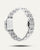 Mockberg Damen-Armbanduhr mit silbernem Metallarmband, seitliche Ansicht des Gehäuses