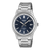 Edifice Herrenarmbanduhr mit blauem Zifferblatt und Datumsanzeige bei 3 Uhr