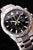 Chronographe Casio Edifice pour homme avec cadran noir, tachymètre, bracelet en acier
