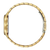 Roségoldfarbenes Gliederarmband mit Uhrengehäuse-Ansatz, seitlicher Blick