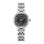 Citizen Eco-Drive Damenarmbanduhr mit silbernem Edelstahlband und dunkelgrauem Zifferblatt