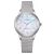 Citizen Eco-Drive Damenarmbanduhr mit silberfarbenem Meshband und hellem Zifferblatt