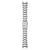 Bracelet en acier d'une montre pour homme, vue des maillons avec fermoir