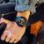 Casio G-Shock montre homme bracelet noir cadran doré