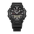 G‑SHOCK GA‑B010 Herrenuhr, Frontansicht in Schwarz mit Armband und Gehäuse