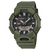 Casio G-Shock GA-B010 Herrenuhr Frontansicht mit olivgrünem Gehäuse und Display