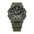 Casio G-Shock GA-B010 Herrenuhr mit olivgrünem Band und digitalem Schrittzähler-Display
