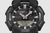 G‑SHOCK GA‑B010 Herrenuhr frontal, schwarzes Gehäuse mit LCD‑Anzeige und Zeiger