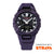 Lila G-Shock Armbanduhr mit digitalem Display; kompatibel mit STRAVA