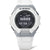 G-Shock Herrenuhr in Frontansicht, weißes Armband, schwarzes Display mit 10:58