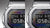 Zwei Nahansichten der G-Shock Herren-Uhr: digitales Display, silbernes Edelstahlgehäuse, schwarzes Band