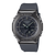 G-SHOCK Damenarmbanduhr mit rundem Gehäuse und Digitalanzeige im unteren Displaybereich
