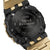 Casio G-Shock Unterseite: schwarzer Edelstahlboden mit „Shock Resistant“-Aufdruck