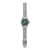 Casio G-Shock Herrenarmbanduhr seitlich, silbernes Metallarmband mit Schließe