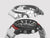 Casio G-Shock Herrenuhr von unten/seitlich: schwarzes Gehäuse, Metallarmband mit Aussparungen