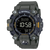 G-SHOCK Mudman Herrenuhr frontal, schwarzes Zifferblatt mit großem Digitaldisplay und Schutzlünette