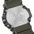 Rückseite der G-SHOCK Mudman Herrenuhr aus Metall mit Gravur und Wasserresist-Text