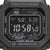Montre Casio G-Shock avec affichage numérique dans un boîtier de protection noir, Tough Solar