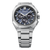 Herrenarmbanduhr SEIKO ASTRON mit Edelstahlgehäuse, blauem Zifferblatt und Chrono-Drückern