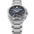 Herrenarmbanduhr SEIKO ASTRON mit Stahlband, blauem Zifferblatt und UTC/GPS-Details