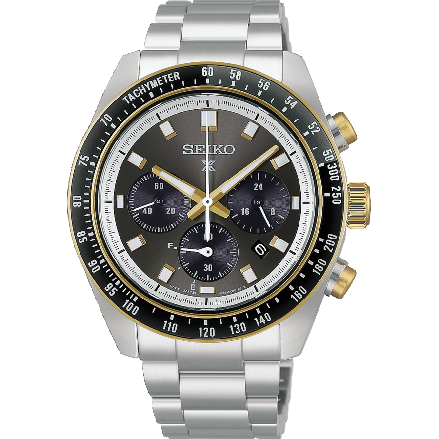 Seiko Prospex HBJ002P1 Montre Homme • Chronographe Solaire • Aiguilles LumiBrite