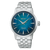 Seiko Presage Herren-Armbanduhr mit blauem Zifferblatt und Stahlarmband