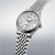 Seiko Presage Automatik-Herrenarmbanduhr mit silbernem Zifferblatt und Edelstahlband