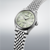 Herrenarmbanduhr SEIKO Presage mit grünem Zifferblatt und silbernem Metallarmband