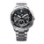 Herrenarmbanduhr Citizen PROMASTER mit schwarzem Zifferblatt, Edelstahlarmband und Tachymeter-Lünette