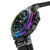 G-Shock Herrenuhr seitlich mit Regenbogen-Ionenplattierung und farbigen Markierungen am Zifferblatt