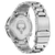 Bracelet de montre pour homme avec boîtier en acier et gravure au dos, bracelet à maillons