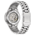 Montre bracelet homme Citizen avec mouvement apparent et bracelet en acier inoxydable, fond de boîtier