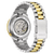 Citizen Uhrgehäuse mit Sichtboden und zweifarbigem Edelstahlband, Edelstahl/Gold Details