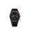 Police Smartwatch mit schwarzem Gehäuse und rotem Touchdisplay