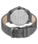 Police Protector Herrenuhr mit grauem Lederarmband, weißes Zifferblatt mit POLICE-Schrift