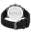 Rückseite der Herrenarmbanduhr mit schwarzem Silikonband und POLICE-Logo