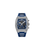 Herrenarmbanduhr Police mit blauem Zifferblatt, Edelstahlgehäuse und Silikonband