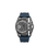 Herrenarmbanduhr mit blauem Silikonarmband und Multifunktions-Zifferblatt