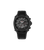 Herrenarmbanduhr Police Norwood mit schwarzem Zifferblatt und schwarzem Lederarmband