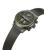 Herrenarmbanduhr POLICE Rotorcrom mit grüner Lünette und Metallmaschenband