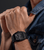 Police Herren-Multifunktionsuhr am Handgelenk mit schwarzem Armband