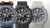 Casio Pro Trek Herrenuhren-Set: drei Modelle mit schwarzem, blauem und beigem Armband