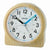 Seiko Alarm Light QHE210B Réveil Analogique Marron • Mouvement Sweep Silencieux • Veilleuse LED