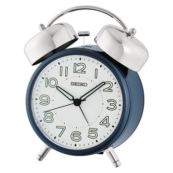 Seiko QHK063L Réveil Analogique • Trotteuse Silencieuse • Aiguilles LumiBrite