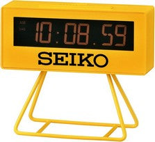 Seiko Victory Marathon QHL062Y Montre Jaune • Affichage LCD Digital • Chronomètre & Minuterie