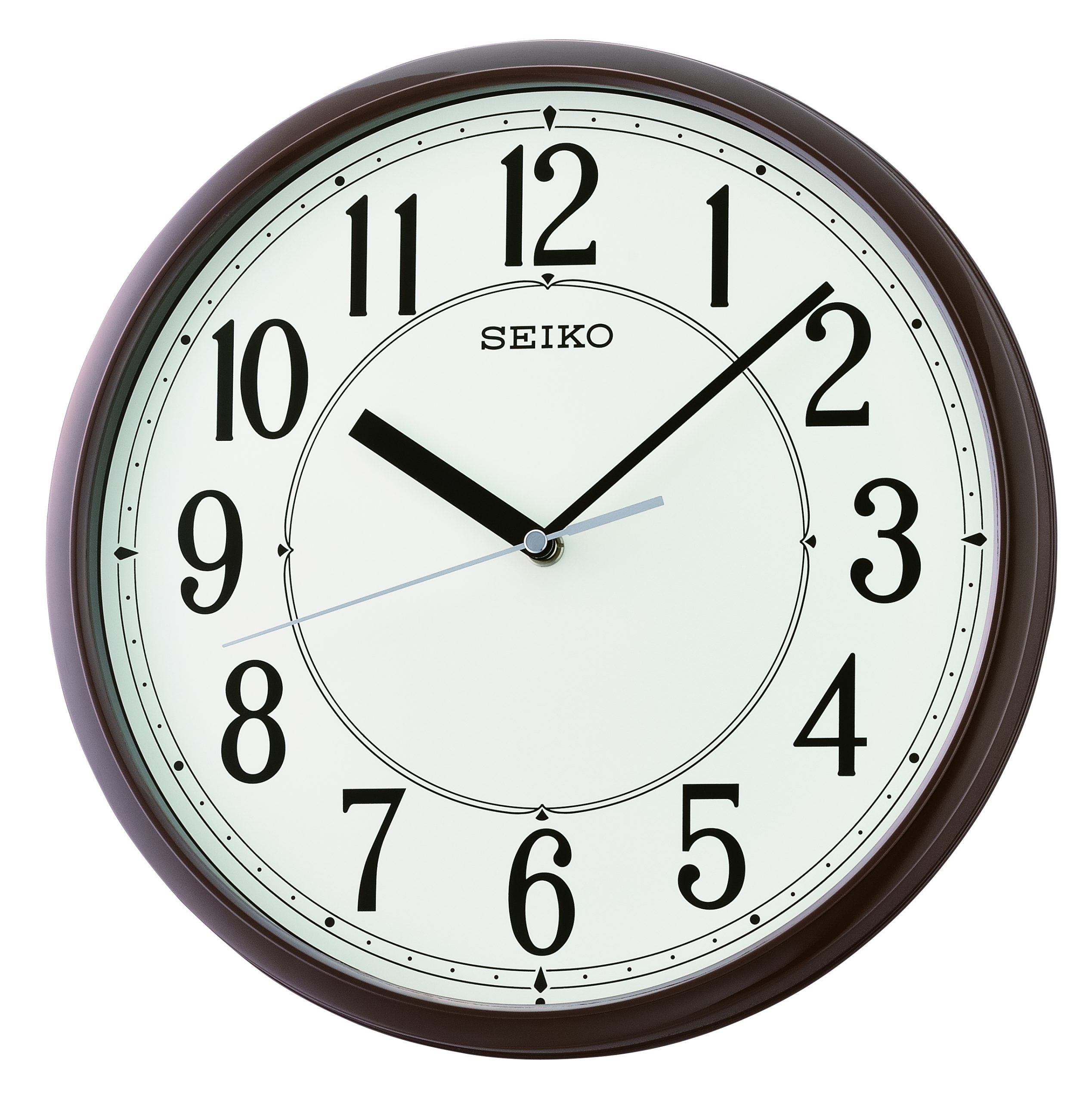 Seiko QXA756B Horloge Murale • Boîtier en Plastique • Design Rond Moderne